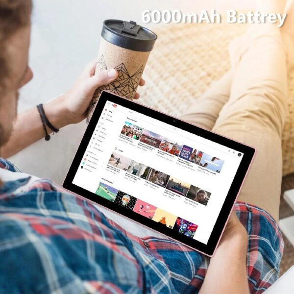 10 inch Android 13 Tablet, 8GB RAM+64GB ROM+512GB Expandable Computer Tablets PC, IPS Screen, 2+8MP Dual Camera, WiFi, BT, Google Certified Tablet