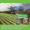 Harris Coco Coir Coconut Fiber Pith Potting Mix, Expands to 9 gallons - 4 bricks