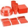 Exquisite 350 Piece Easter Plastic Disposable Party Plates & Dinnerware Combo Set