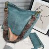 Hobo Bags for Women Crossbody Handbags Guitar Strap Shoulder Bucket Bag Vegan Leather Purse Trendy Boho Tote Purses