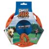 Air Fetch Wheel Durable Rubber Frisbee Disc Dog Toy, Orange, 8