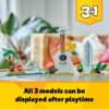 Creator 3 in 1 Tropical Ukulele Instrument Toy, Transforms from Ukulele to Surfboard Toy to Dolphin Toy, Sea Animal Toy, Beach-Themed Birthday Gift Idea for Girls and Boys Ages 8 and Up, 31156
