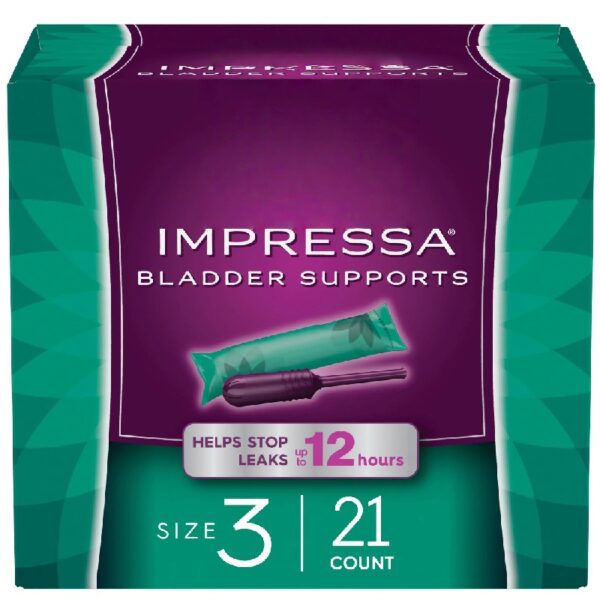 Impressa Women's Incontinence Bladder Support for Women, Size 3, 21 Count