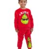 The Grinch Toddler Printed Sweatshirt and Jogger Set, Sizes 2T-5T