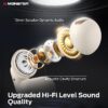 Bluetooth Wireless Earbuds, Comfortable Clip-On Bluetooth Earbuds, Open Ear Earbuds with Noise Cancellation, IPX5 Waterproof & Touch Control Wireless Headphones for Sport