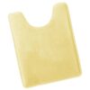 Nestl Set of 3 Absorbent Memory Foam Bath Mat Bathroom Rugs, Gray, Large 20