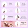 Acrylic Nail Kit Complete Set with Drill - White/Pink/Clear Acrylic Powder and Acrylic Liquid Set with Acrylic Nail Brush, Electric Nail Drill, Acid-Free Primer and Top Coat with Everything