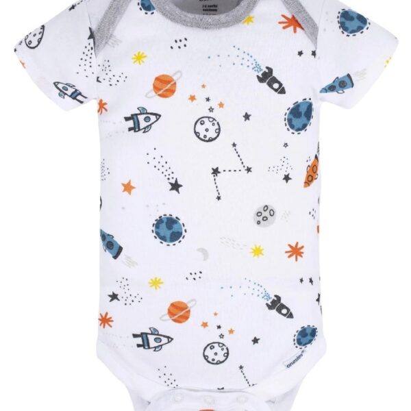 Baby Boy Short Sleeves Onesies Bodysuits, 8-Pack, Sizes Newborn-12M