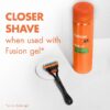 Fusion5 Razor Men 5 Blade Manual Razor ,1 Handle and 5 Blade Refills ,Black