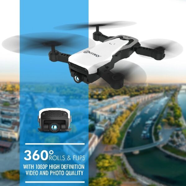 Drone with 1080P HD Camera, Foldable Design, Altitude Hold, 2.4GHz