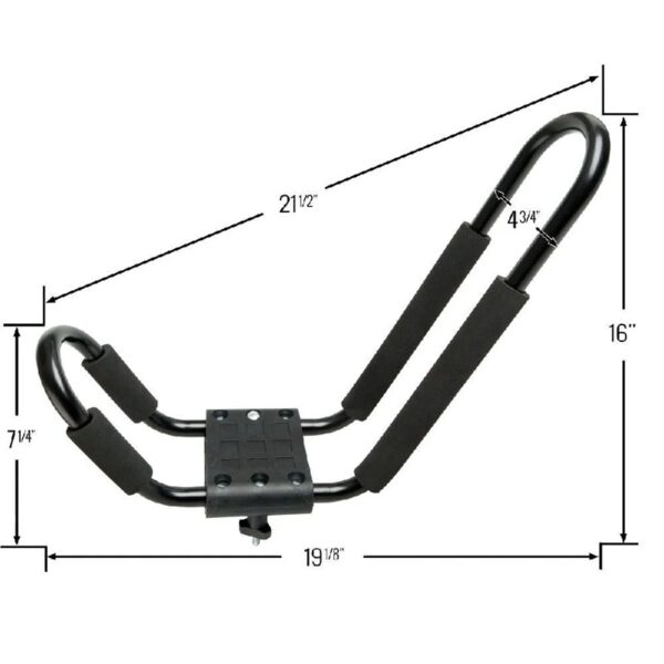 T-RACK-DLX T-Rack Kayak & Canoe Roof Carrier Rack