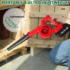 2-in-1 Cordless Leaf Blower & Vacuum - 21V Electric Handheld with 2 Lithium Batteries & Fast Charger, Powerful Yard Cleaner for Lawn, Patio & Sidewalk