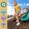 Premium Brown Rubber Mulch Nuggets, 0.8 cu ft