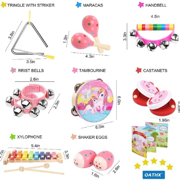 Baby Music Toys Child Educational Wooden Musical Instruments for Kids Birthday Toddler Toy