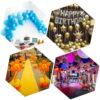 Ellis Kas Balloon pump Electric, Portable air pump for balloons, balloon inflator pump for Party Wedding Decoration