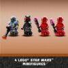 Star Wars: The Mandalorian Paz Vizsla and Moff Gideon Battle, Fun Building Set for Kids, Collectible Star Wars Toy with 4 Minifigures, Star Wars Birthday Gift for 7 Year Old Boys and Girls, 75386