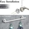 Bathroom Hardware Set, 7 Pieces Bathroom Accessories Set Includes 24