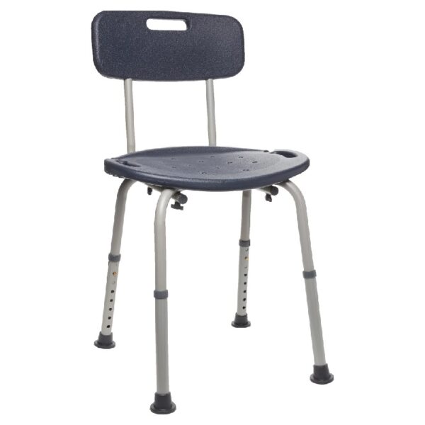 Bath Chair and Shower Chair with Back - Seat for Elderly, Handicap, Disabled, 350 lb Capacity