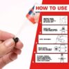 (6 pack)  Super Glue Liquid Longneck Bottle, Pack of 1, Clear 10 g Bottle
