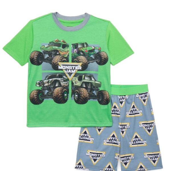 Teenage Mutant Ninja Turtles Boys Graphic Print Tee and Shorts Sleep Set, 2-Piece, Sizes 4-12