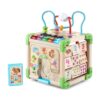 Touch & Learn Wooden Activity Cube - FSC 100% Plastic/Wood 100% FSC-Certified Wood Baby and Toddler Toys