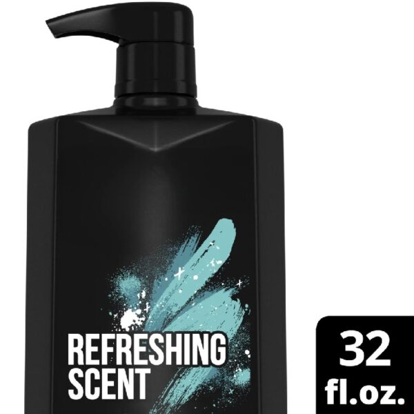 (4 pack) Apollo Refreshing Daily Use Men's Body Wash, Sage and Cedarwood, 32 fl oz