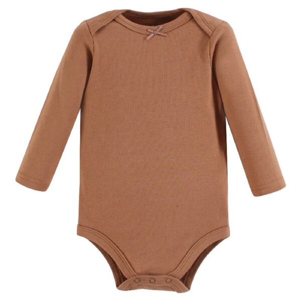 Cotton Long-Sleeve Bodysuits, 5-Pack, Newborn- 24 Months
