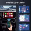 Wireless Apple CarPlay and Wireless Android Auto 2 in 1 Dongle for Android Car Radio with Android 4.4.2 or Above, Built-in Autokit APK Wired Screen Mirroring FOTA Upgrade