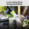 Loppers Hedge Clippers & Pruners Set, 3PCS Hedge Shears Garden Tools, Heavy Duty Tree & Shrub Care Kit for Yard, Lawn & Garden, Branch Cutter Tree Trimmer for Indoor  & Outdoor