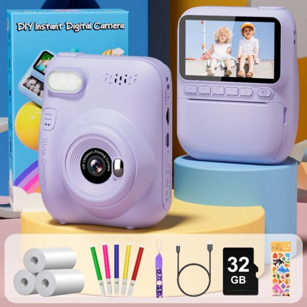 Instant Print Camera for Kids, 3.0