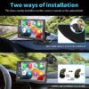 7-inch Touchscreen Wireless Car Stereo, Portable Car Radio Receiver with Apple Carplay & Android Auto Rear Camera GPS