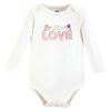 Cotton Long-Sleeve Bodysuits, 5-Pack, Newborn- 24 Months