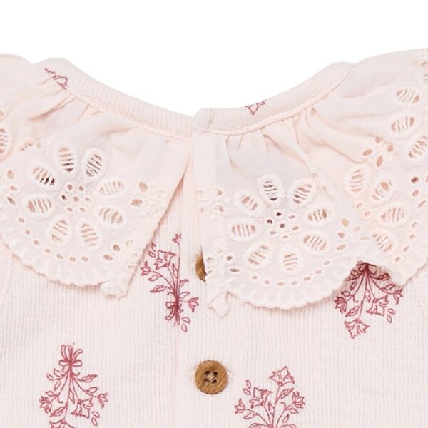 By Gerber Baby Girl Bubble Romper with Flutter Sleeves, Sizes 0/3 Months - 24 Months