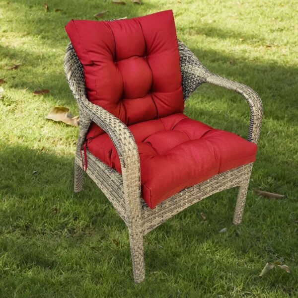 42” x 21” Hawaii Back Chair Outdoor Seating Cushions, Durable Polyester