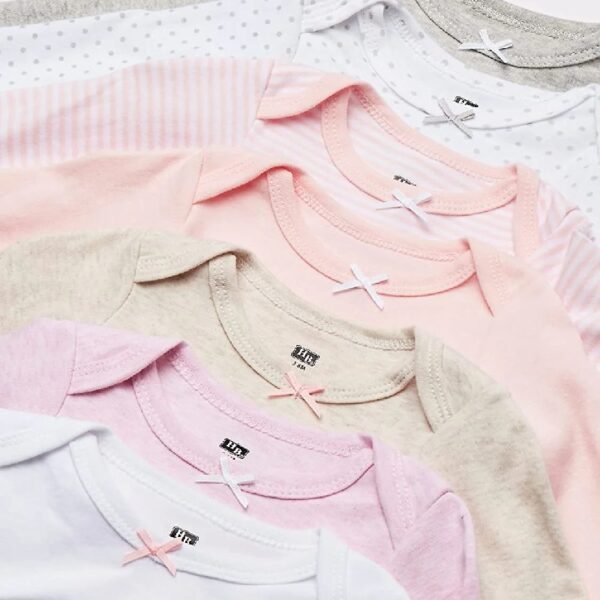 Cotton Long-Sleeve Bodysuits, 7-Pack, Preemie-24 Months