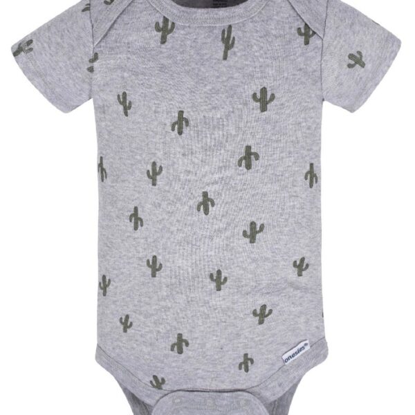 Assorted Short Sleeve Onesies Bodysuits, 8pk (Baby Boy or Baby Girl Unisex)