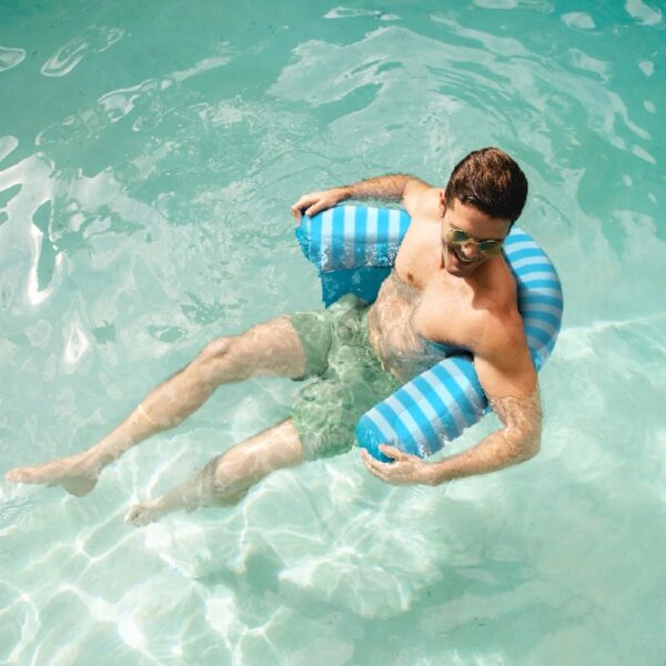 Shaka Sling XL Pool Float, Doubled-Sided Mesh, Quick Draining Fabric, No Inflation Needed, Sweet Shells Berry