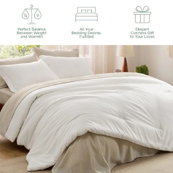 King Size Comforter Set Burnt Orange, 7 Pieces Lightweight King Bedding Sets Boho with Comforter, Sheets, Pillowcases & Shams