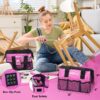 Pink Tool Set for Women, 166pcs Home Tool Kit with 12