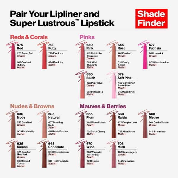 (3 pack) ColorStay Longwear Lip Liner Pencil, 680 Blush, 0.01 oz