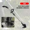 Cordless Weed Eater 900W Electric Brush Cutter Lawn Edger Grass String Trimmer