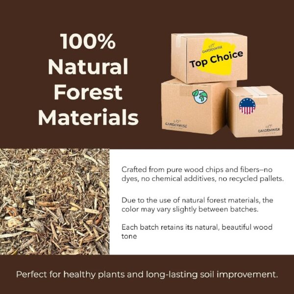 bf78320d70e34c04b906b331016d7635 Premium Organic Wood Mulch for Gardens, Landscaping, Potted Plants, and Vegetable Gardens (0.5 CF - 14 L - 15 QTS)