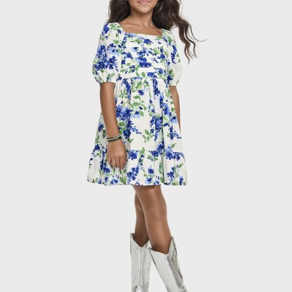 Mommy and Me Floral Ruffle Dress, Sizes XS-XXL