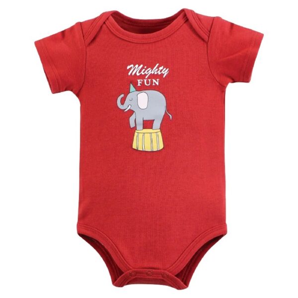 Short Sleeve Bodysuits, 5-Pack, Newborn- 24 Months