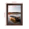 11 x 14 5-in-1 Wood Picture Frames Set-11x14 Matted to 8x10 Wall Frames, Black