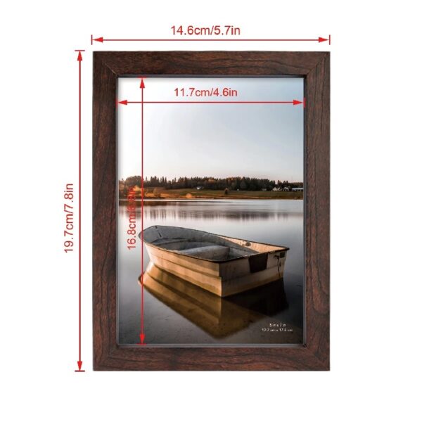 11 x 14 5-in-1 Wood Picture Frames Set-11x14 Matted to 8x10 Wall Frames, Black