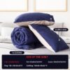 3 Pieces Bed in a Bag Comforter Set Duvet Insert,Reversible,Red/Black,Full Size Comforter Set-200GSM