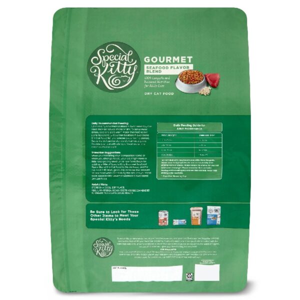 Special Kitty Gourmet Formula Seafood Blend Flavor Dry Cat Food, 35 lb Bag