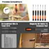 171 Piece Socket Wrench Auto Repair Tool Combination Package 1/4