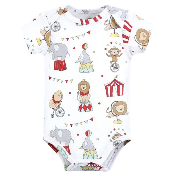 Short Sleeve Bodysuits, 5-Pack, Newborn- 24 Months
